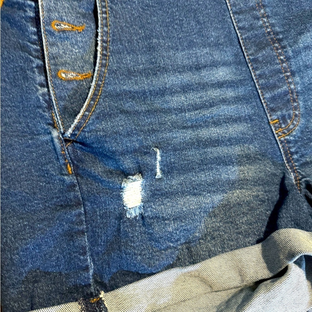 Overalls juniors NoBo size 7-9 excellent condition distressed - Picture 2 of 7